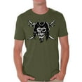 thumbnail image 1 of Awkward Styles Skull T-Shirt Jolly Roger Shirts for Men, 1 of 4
