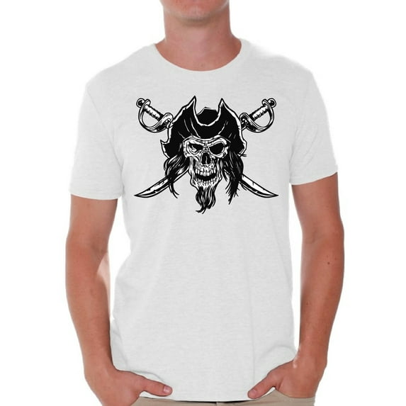 Awkward Styles Skull T-Shirt Jolly Roger Shirts for Men