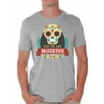 thumbnail image 1 of Awkward Styles Skull T-Shirt Sombrero Mask Shirts for Men, 1 of 4