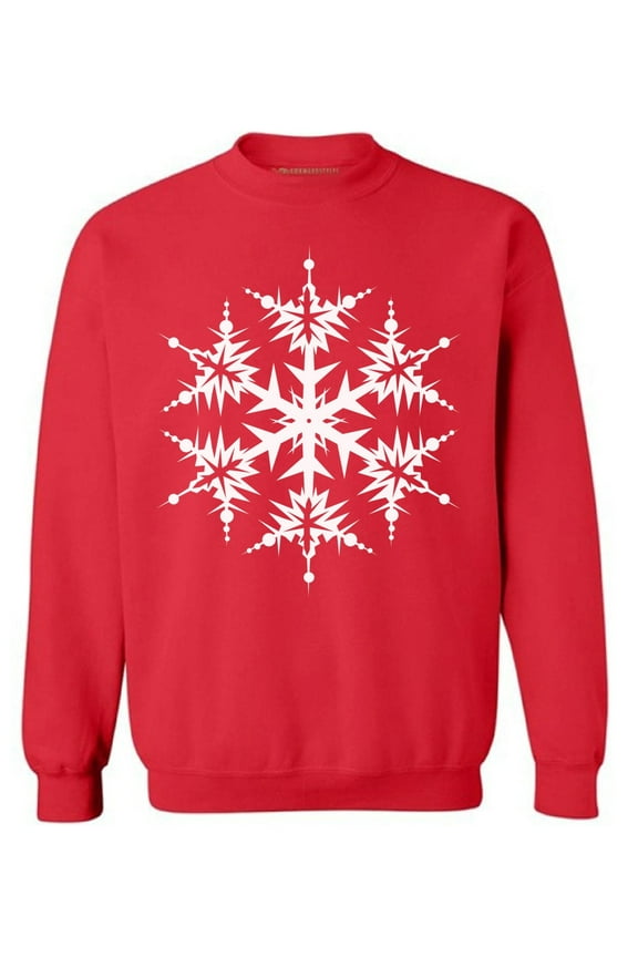 Snowflake Sweater Snowflake Christmas Sweatshirt Christmas Snowflakes Sweater Snowflake Christmas Sweatshirt for Men and for Women Christmas Snowflakes Holiday Sweatshirt