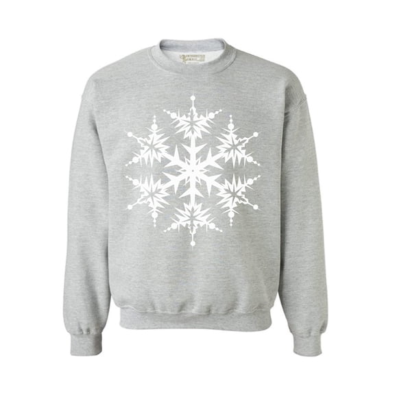 Awkward Styles Snowflake Sweater Snowflake Christmas Sweatshirt Christmas Snowflakes Sweater Snowflake Christmas Sweatshirt for Men and for Women Christmas Snowflakes Holiday Sweatshirt