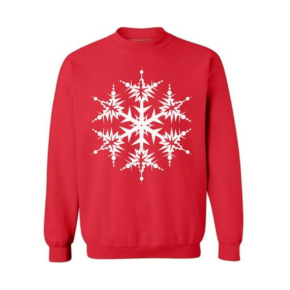 Awkward Styles Snowflake Sweatshirt White Christmas Sweater Tacky Holiday Gift Funny Christmas Sweater Funny Christmas Gifts Snowflake Christmas Jumper Matching With Christmas Pajamas
