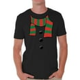 thumbnail image 1 of Awkward Styles Snowman Scarf Christmas Tshirts for Men Christmas Holiday Top Snowman Scarf Christmas Christmas Shirt Men's Holiday Tee Xmas Gifts Winter Holidays Xmas Party Shirt, 1 of 4