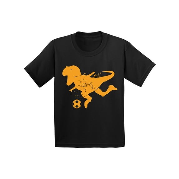 Awkward Styles Soccer Dinosaur Toddler Shirt Dinosaur Shirt for Toddler Boy Soccer Fans Soccer Outfit for Toddler Girl Soccer Shirt for Kids Dinosaur Gifts for Toddler Soccer T Shirt Sports Fan