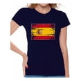thumbnail image 1 of Awkward Styles Spain Flag Shirt for Women Spanish Soccer 2018 Tshirt Gifts from Spain Flag of Spain Spanish Women Spain Shirts for Women Spain 2018 Tshirt Spanish Gifts for Her Spanish Flag Shirt, 1 of 4