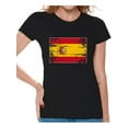 thumbnail image 1 of Awkward Styles Spain Flag Shirt for Women Spanish Soccer 2018 Tshirt Gifts from Spain Flag of Spain Spanish Women Spain Shirts for Women Spain 2018 Tshirt Spanish Gifts for Her Spanish Flag Shirt, 1 of 4