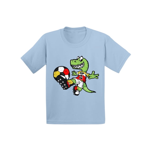 Awkward Styles Spain Football Infant Shirt Baby Dinosaur Shirt Spanish Soccer