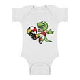 thumbnail image 1 of Awkward Styles Spain Soccer Short Sleeve Baby Bodysuit Dinosaur Baby Bodysuit, 1 of 4