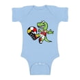 thumbnail image 1 of Awkward Styles Spain Soccer Short Sleeve Baby Bodysuit Dinosaur Baby Bodysuit, 1 of 4