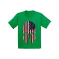 thumbnail image 1 of Awkward Styles Spartan Helmet T Shirt American Flag Kids T-shirt Patriotic Shirts for Kids Novelty Graphic Tee Shirt Tops, 1 of 4