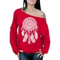 thumbnail image 1 of Awkward Styles Spiritual Dreamcatcher Sweatshirt Vacay Off Shoulder Tops for Women, 1 of 4