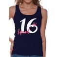 thumbnail image 1 of Awkward Styles Squad 16 Tank Top for Ladies Squad Sixteen Tanks for Girls Birthday Girl Shirt Birthday Gifts for Teens I am 16 T-Shirt for Her Sweet 16 Party Clothing Pink Prints Teen Party, 1 of 4