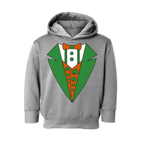 Awkward Styles St Paddys Day Toddler Hoodie Irish Tuxedo Hooded Sweatshirt for Kids Boys Girls Proud Irish