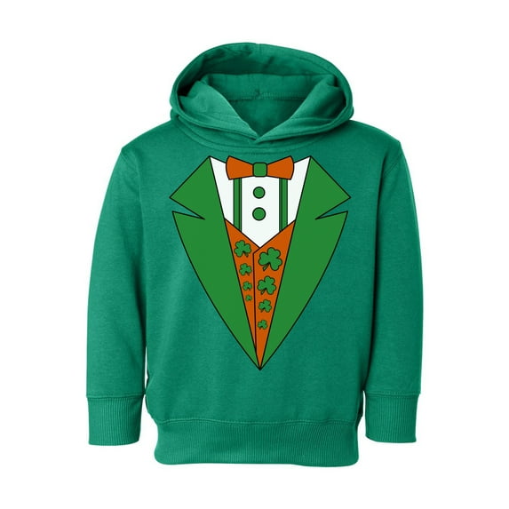 Awkward Styles St Paddys Day Toddler Hoodie Irish Tuxedo Hooded Sweatshirt for Kids Boys Girls Proud Irish