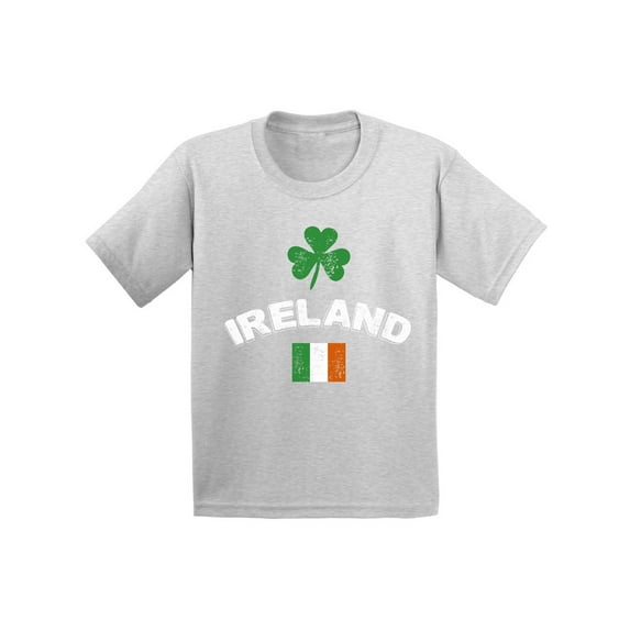 Awkward Styles St Patrick Day Shirt Ireland T Shirt for Kids Irish Flag Vintage Kids Shirt Irish Pride St Patrick Shirts Lucky Shamrock Tshirt Irish Clover Gifts for Boys and Girls Irish Shirt Gifts