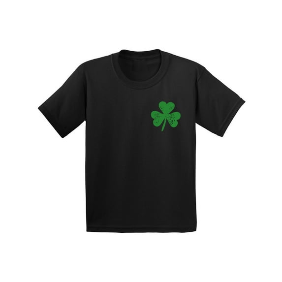 Awkward Styles St Patrick Shirts Irish Clover Pocket Shirt St. Patricks Day T Shirt for Kids Lucky Shamrock Shirt Irish Gifts for Kids Irish Pride Shirt St Paddy's Day Pocket Shamrock Distressed Shirt