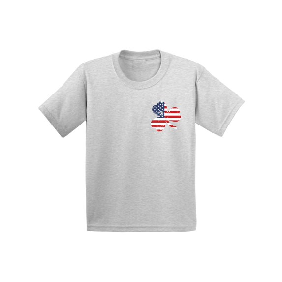 Awkward Styles St Patrick Shirts Irish Clover Shirt American Flag Tshirt St. Patricks Day T Shirt for Kids Lucky Shamrock Shirt Irish Gifts for Kids American Irish Pride Shirt St Paddy's Day Shamrock