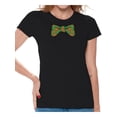 thumbnail image 1 of Awkward Styles St. Patrick's Day Bow Tie Shirt for Women Women's Irish Tuxedo Bow Tie Tshirt Irish Party Shirts for St. Paddy's Day Lucky Clover Gifts for Her Irish Clover Bow Tie Shirts Irish Holiday, 1 of 6