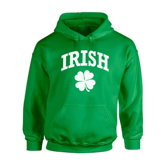 Awkward Styles St. Patrick's Day Hooded Sweatshirt Irish Clover Hoodie Luck of the Irish Four Leaf Clover Hoodie Sweater Irish Gifts for Women Irish Men's Sweater Lucky St. Patrick's Day Hoodie
