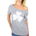 thumbnail image 1 of Awkward Styles St Patrick's Day Shirt Off Shoulder St Patrick's Day Shirts Irish Shirts for Women Luck Green Irish Shamrock Shirt Oversized St Patricks Day Tee For St Patrick Day Party Outift, 1 of 4