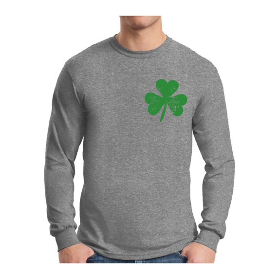 Awkward Styles St Patrick's Shirt Men's Irish Shamrock Long Sleeve T-Shirt Irish Day