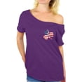 thumbnail image 1 of Awkward Styles St Patricks Day Irish Clover Shirt American Flag Womens St. Patricks Off Shoulder T Shirt American Irish Pride St Paddy's Day Off the Shoulder Lucky Shamrock T-Shirt Off Shoulder Top, 1 of 6