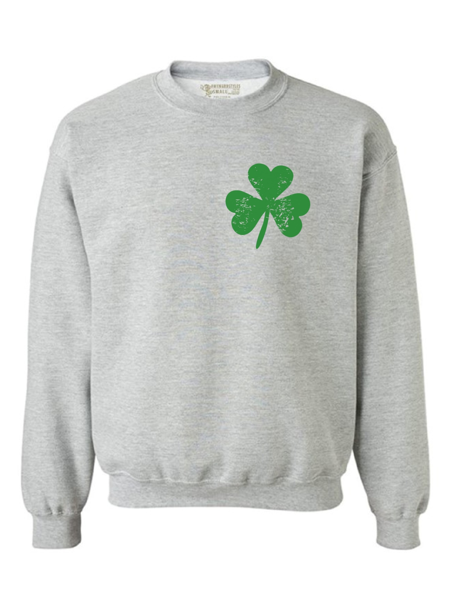Awkward Styles St. Patricks Day Sweater Irish Clover Pocket Sweatshirt Proud Irish Sweatshirt for Men & Women Lucky Shamrock Sweater St Paddy's Day Irish Gifts Irish Pride St Patricks Sweater - image 1 of 5