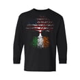 thumbnail image 1 of Awkward Styles St Patricks Day Youth Long Sleeve T-shirt American Roots Crewneck Tee for Kids Proud Irish, 1 of 4
