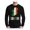 thumbnail image 1 of Awkward Styles St Patty Day Shirt Men's Irish Flag Long Sleeve T-Shirt Irish Day, 1 of 4