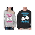 thumbnail image 1 of Awkward Styles Stay Away From My Boy Off the Shoulder Sweatshirt Stay Away From My Girl Sweater Matching Couple Boyfriend & Girlfriend Sweatshirts Valentine's Day Gifts Funny Sweaters Matching Couple, 1 of 5