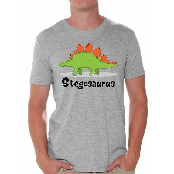Awkward Styles Stegosaurus Dinosaur Shirt for Men Dinosaur Tshirt Stegosaurus T Shirt Spirit Animal Shirts for Men Funny Stegosaurus Gifts for Him Dinosaur Party Outfit Dinosaur Gifts for Men