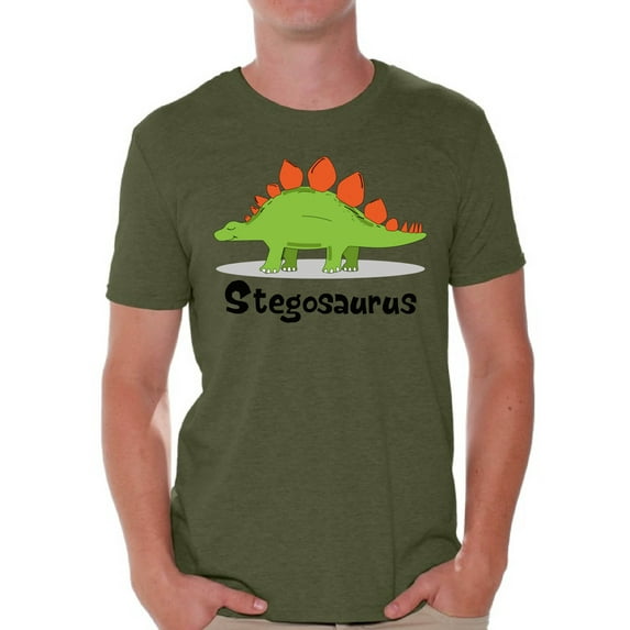 Awkward Styles Stegosaurus Dinosaur Shirt for Men Dinosaur Tshirt Stegosaurus T Shirt Spirit Animal Shirts for Men Funny Stegosaurus Gifts for Him Dinosaur Party Outfit Dinosaur Gifts for Men