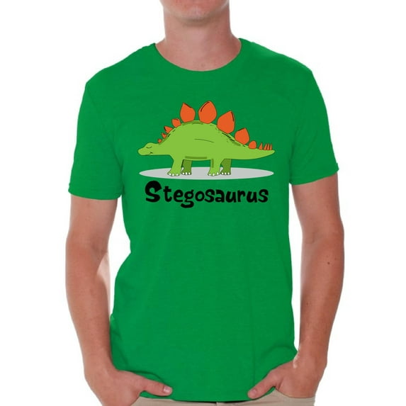 Awkward Styles Stegosaurus Dinosaur Shirt for Men Dinosaur Tshirt Stegosaurus T Shirt Spirit Animal Shirts for Men Funny Stegosaurus Gifts for Him Dinosaur Party Outfit Dinosaur Gifts for Men