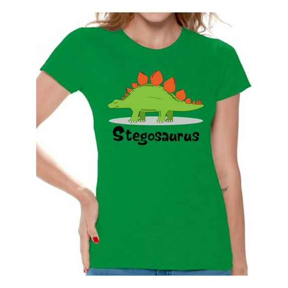 Awkward Styles Stegosaurus Dinosaur Shirt for Women Dinosaur Tshirt Stegosaurus T Shirt Spirit Animal Shirts for Women Funny Stegosaurus Gifts for Her Dinosaur Party Outfit Dinosaur Gifts for Women