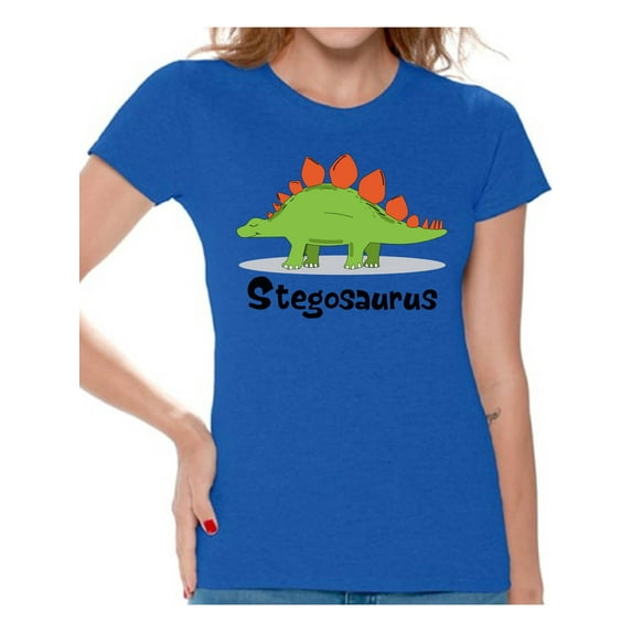Awkward Styles Stegosaurus Dinosaur Shirt for Women Dinosaur Tshirt Stegosaurus T Shirt Spirit Animal Shirts for Women Funny Stegosaurus Gifts for Her Dinosaur Party Outfit Dinosaur Gifts for Women