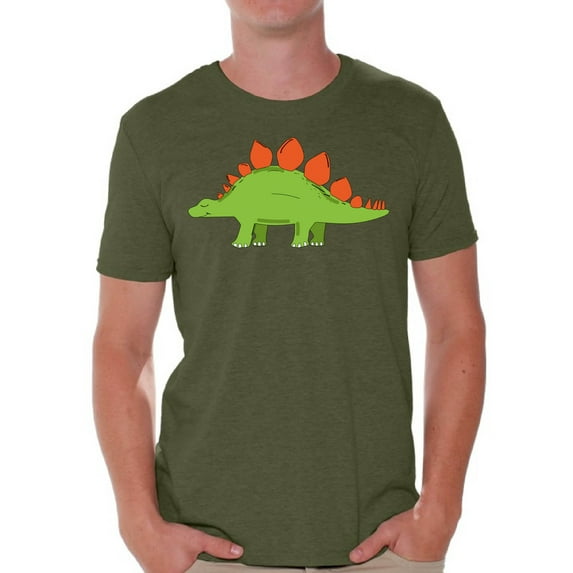 Awkward Styles Stegosaurus Dinosaur T-Shirt for Men Dinosaur Tshirt Stegosaurus T Shirt Spirit Animal Shirts for Men Funny Stegosaurus Gifts for Him Dinosaur Party Outfit Dinosaur Gifts for Men