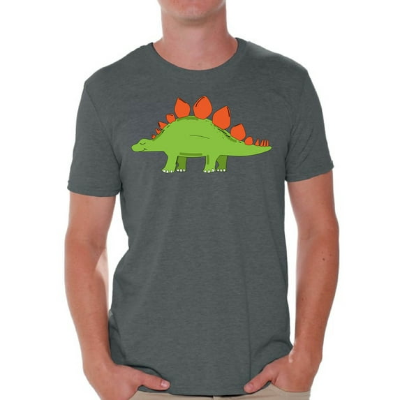 Awkward Styles Stegosaurus Dinosaur T-Shirt for Men Dinosaur Tshirt Stegosaurus T Shirt Spirit Animal Shirts for Men Funny Stegosaurus Gifts for Him Dinosaur Party Outfit Dinosaur Gifts for Men