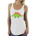 thumbnail image 1 of Awkward Styles Stegosaurus Racerback Tank Top for Her Dinosaur Tanks Stegosaurus Racerback Shirts Animal Shirts for Women Stegosaurus Outfit Dinosaur Themed Party Dinosaur Gifts for Women, 1 of 4