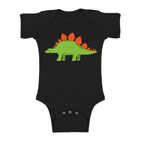 Awkward Styles Stegosaurus Romper Baby Bodysuit Short Sleeve Dinosaur One Piece Top for Newborn Baby Dinosaur Gifts for Babies Cute Dinosaur Clothes for Baby Girl Animal Bodysuit for Baby Boy