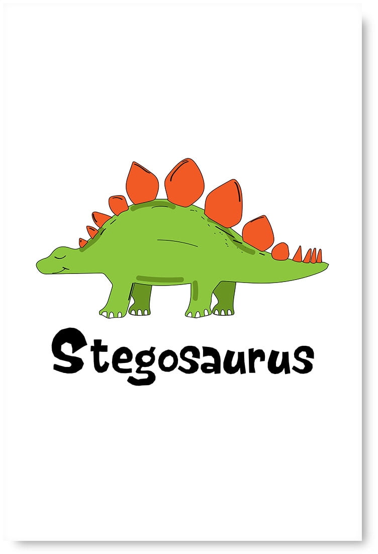 Awkward Styles Stegosaurus Wall Art Dinosaur Poster Dinosaur Lovers ...