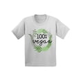 thumbnail image 1 of Awkward Styles Stylish Foliage T-Shirts for Youth Vegetarian Kids T Shirts Clothes for Kids Original Children's Shirts Vegan Kids Fashion Vegetarian Gifts Vegan Friendly Clothing Hey Vegetarians, 1 of 4