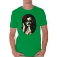 thumbnail image 1 of Awkward Styles Sugar Skull Girl T-shirt Tops skull shirts mens skull shirts day of the dead costume t shirt dia de Los Muertos costume t shirt candy skull sugar skull costume t shirt skull for men, 1 of 4