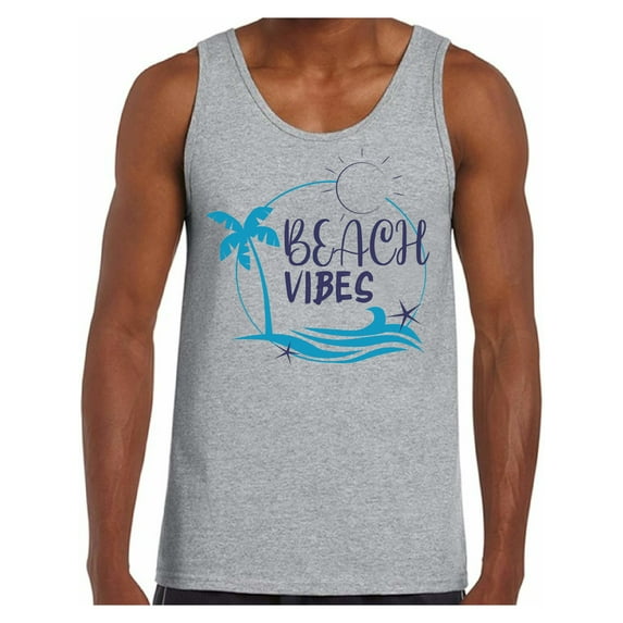 Awkward Styles Summer Shirts Vacay Vibes Clothing Collection for Men Beach Tank Top for Men Vacay Vibes Shirts Beach Vibes Clothes for Men Summer Tank Top Beach Tshirt for Men Beach Gifts
