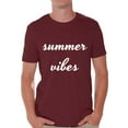 thumbnail image 1 of Awkward Styles Summer Vibes Shirt Men's Summer Vacation Tshirt Vacay Mode T-Shirt Beach Party Outfit Funny Summer Gifts for Him Vacation Shirts for Men On Vacation T-Shirt Beach Men's Tshirt, 1 of 4