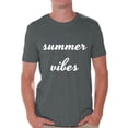 thumbnail image 1 of Awkward Styles Summer Vibes Shirt Men's Summer Vacation Tshirt Vacay Mode T-Shirt Beach Party Outfit Funny Summer Gifts for Him Vacation Shirts for Men On Vacation T-Shirt Beach Men's Tshirt, 1 of 4