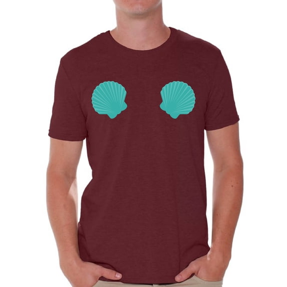 Awkward Styles Summer Vibes T Shirt for Men Shell Mens Shirts Beach Clothes for Men Summer T-Shirt Summer Vibes Tshirt for Men Beach Gifts Summer Shirts Shell Clothing Collection for Men Vacation