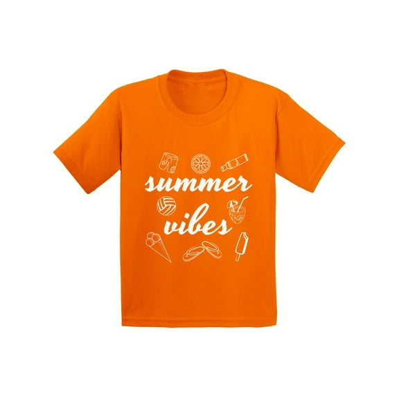 Awkward Styles Summer Vibes Tshirt for Kids Vacation Shirts Summer Vacation T-Shirt Vacay Youth Shirt Summer Party Outfit Cute Gifts for Summer Vacay Mode Tshirt Beach Shirts for Boys and Girls