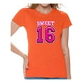 thumbnail image 1 of Awkward Styles Sweet Sixteen Birthday Shirt for Ladies Cute 16th Birthday Party Tee My Super Sweet Sixteen Cute Birthday Party T-Shirt, 1 of 4