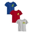 thumbnail image 1 of Awkward Styles T-Shirts for Boys Blue Tshirt Red Crewneck Shirt Grey Tee for Boy Gifts for Toddlers Set of Three Short Sleeve Shirts 3-Pack Toddler Boys, 1 of 3