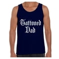 thumbnail image 1 of Awkward Styles Tattooed Dad Tank Top for Men Inked Dad Tank Top Men's Tatted Muscle Shirt Summer Workout Clothes Cool Dad Gifts Best Dad Ever Tank Top Tatted Dad Tank Tattoo Shirt Tattooed Muscle Tank, 1 of 4